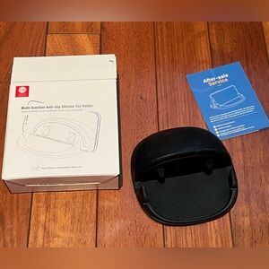 Multi-function Anti-slip Silicone Car Holder - Black